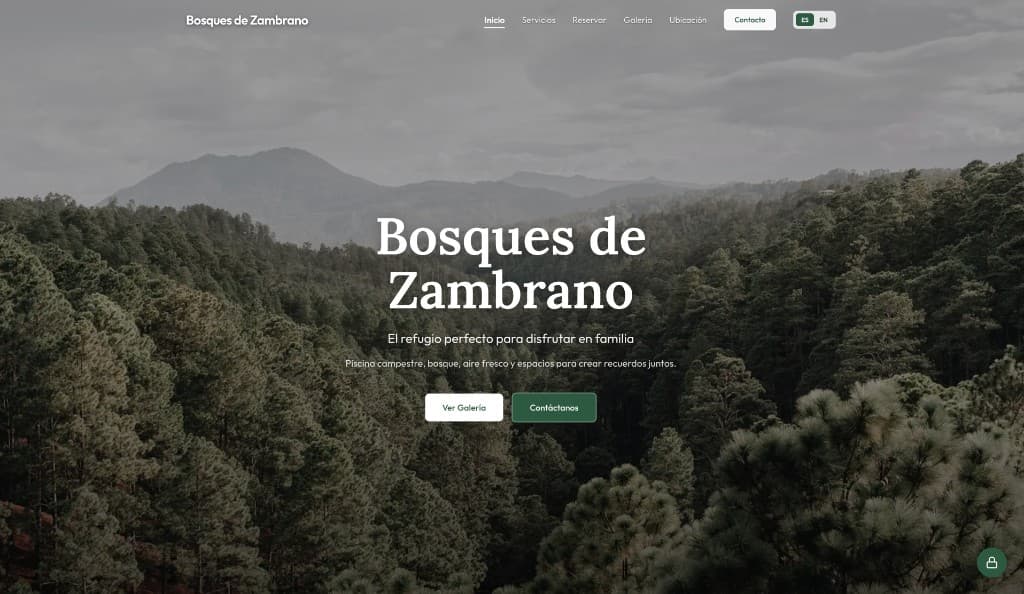 Bosques de Zambrano — Sitio web club campestre