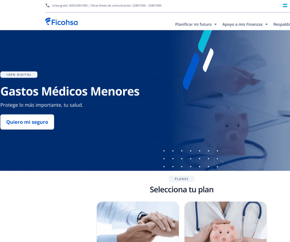 Desarrollador Frontend Sr. — Ficohsa